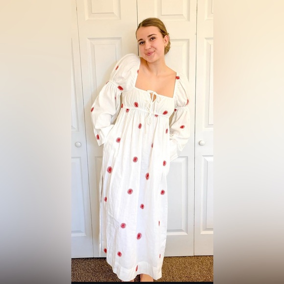 Free People Dresses & Skirts - Free People Emory Embroidered Midi Dress